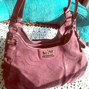 Coach purple shoulder bag